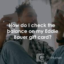 balance on my ed bauer gift card