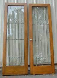 Leaded Glass Door Antique French Doors