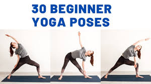 Allow your right hand to touch the floor or rest on your right leg below or above the knee, and extend the fingertips of your left hand toward the ceiling. 30 Basic Beginner Yoga Poses Yoga For Beginners Yoga With Uliana Youtube