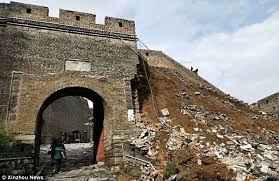 Great Wall Of China Collapses