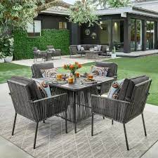 Piece Wicker Outdoor Patio Dining