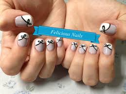 Ribbon Nails Felicious Nails