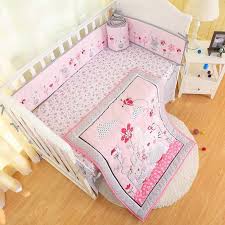 baby girl crib bedding sets pink 100