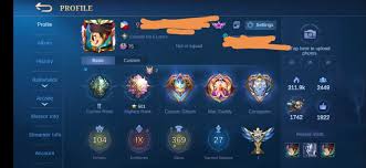 MOBILE LEGEND ACCOUNT 369 SKINS HIGH WIN RATE
