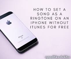 how to make custom ringtone for iphone