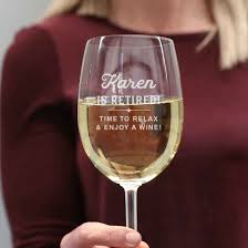 Appreciation Engraved Wine Glasses