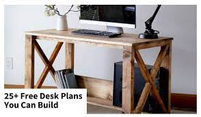 25 Diy Desk Plans For Your Home Ana