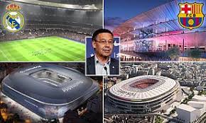 Real madrid are in the middle of a huge reconstruction of estadio bernabeu. Barcelona And Real Madrid S Race To Transform Aging Super Stadiums Amid Coronavirus Daily Mail Online