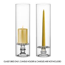 5 X 18 Glass Hurricane Candle Holder