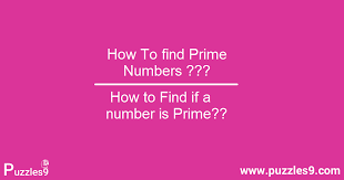 How To Find A Prime Number With Maths Aptitude Tricks