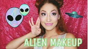 alien halloween makeup tutorial 2018