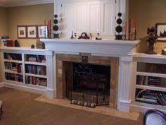 fireplace bookcase fireplace