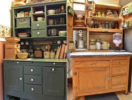 the hoosier cabinet detailing the