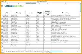 Personal Finance Tracking Spreadsheet Business Expenses Template