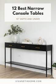 12 best narrow console table options