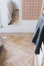 laid parquet flooring in our bedroom