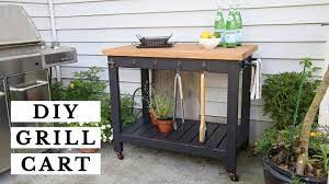 diy grill cart how to build an
