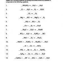 year 11 balancing equations worksheet