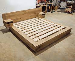 solid wood recycled timber bed frames