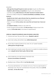 compare and contrast essay intro worksheet esl printable compare and contrast essay intro full screen
