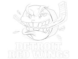 Detroit red wings, detroit, mi. Printable Detroit Red Wings Coloring Sheet Coloring Sheets Coloring Pages Penguin Coloring