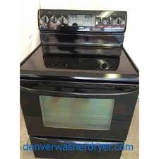 Kenmore Glass Top Stove Black Warming