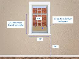 Basement Window Sizes Standard