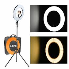 Neewer 10086031 Camera 18 Inch Diameter 75 Watt Dimmable Ring Fluorescent Flash Light Kit For Sale Online Ebay