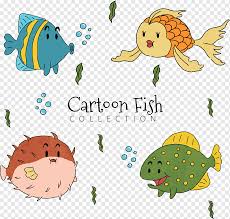 cartoon sea fish collection png pngwing