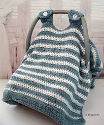 Crochet Pattern Baby Car Seat Cover