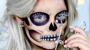 arctic skeleton makeup tutorial nyx