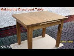 making the draw leaf table circa 2009