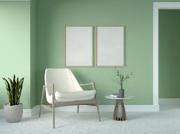 what color carpet goes with green walls