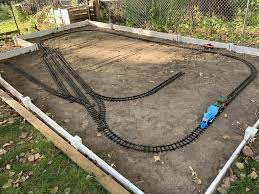 garden railway track work part 1 base