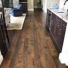 wide plank character hickory floor