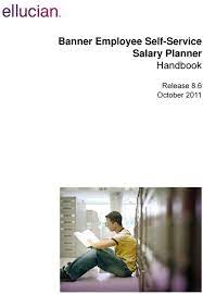 banner employee self service salary