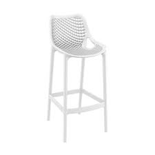 White Bar Stool Perfect For Outdoor