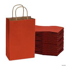 save on red paper favor bags