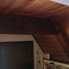 how to paint an unpainted wood ceiling