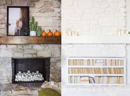 Painting My Stone Fireplace White