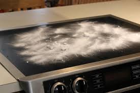 how to clean a glass top stove with all