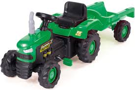 Babygo Pedal Tractor Trailor Vehicle Green