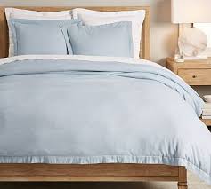 cotton duvet cover blue bedding