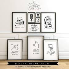 Bathroom Wall Art Printables Funny