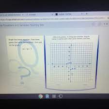 Linear Equation Find Three Points