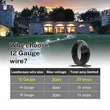 Outdoor Landscape Lighting Cable