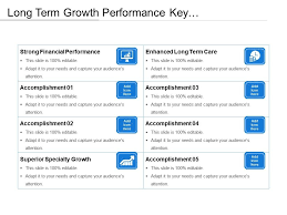 Long Term Growth Performance Key Accomplishments Chart With
