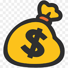 yellow bank sack ilration emoji