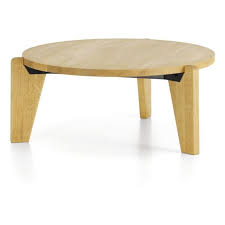 Crate & barre chair , avalon table. Gueridon Bas Coffee Table Jean Prouve 1944 Oak Vitra Design