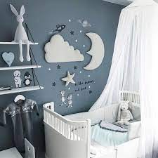 moon cloud star wall stickers nursery